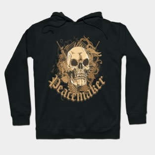 Cool Illustration Skull Peace Soldier Hoodie